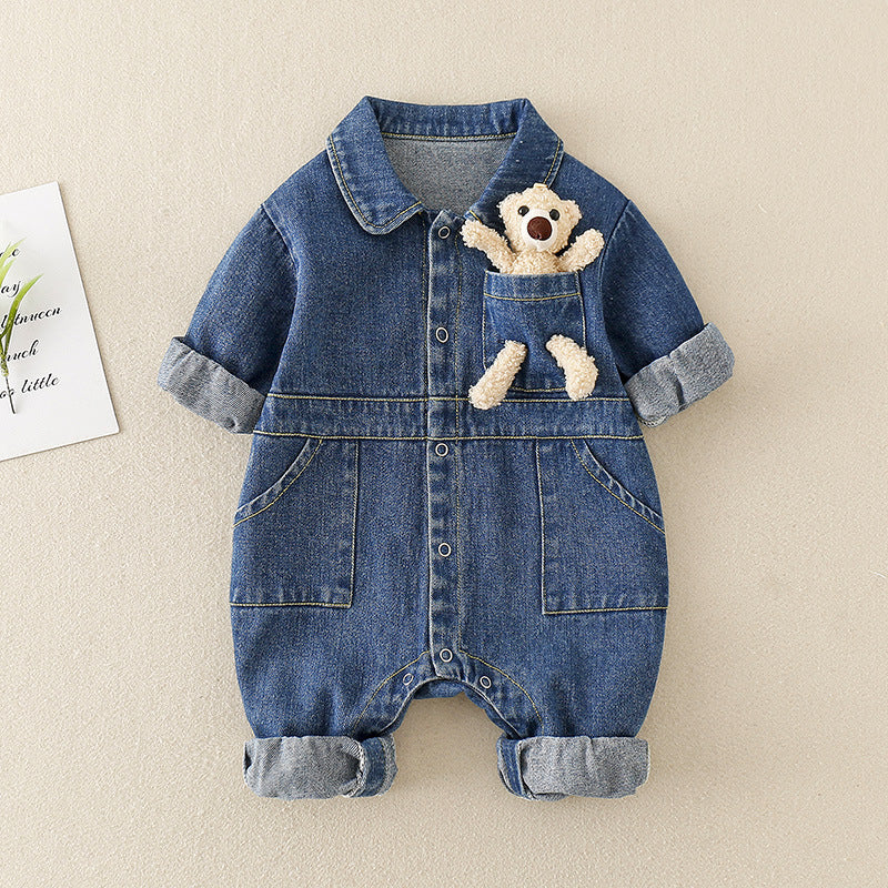 Baby Handsome Denim Jumpsuit: A Perfect Choice for Your Little One